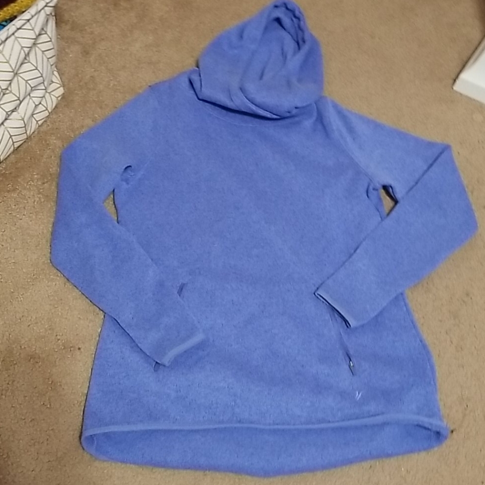 purple hoodie